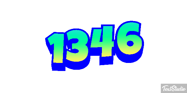 1346 Text effect