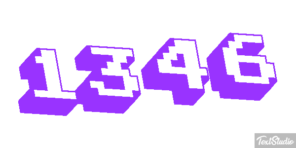 1346 Text effect