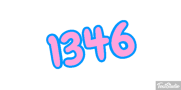 1346 Text effect