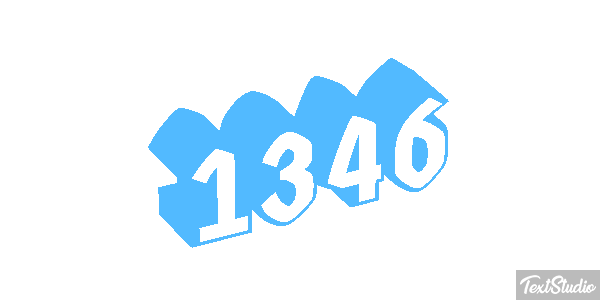 1346 Text effect