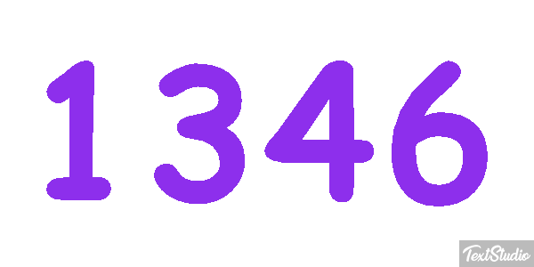 1346 Text effect