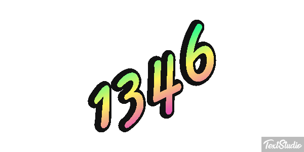 1346 Text effect