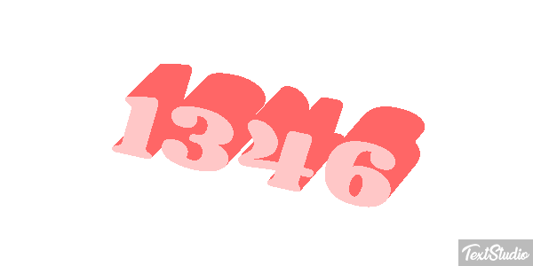 1346 Text effect