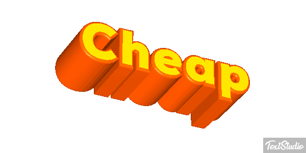 Cheap Текстовый эффект