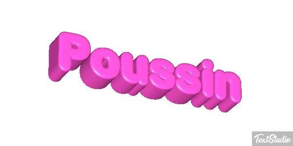 Poussin Effet de texte