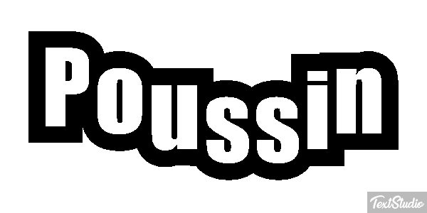 Poussin Effet de texte