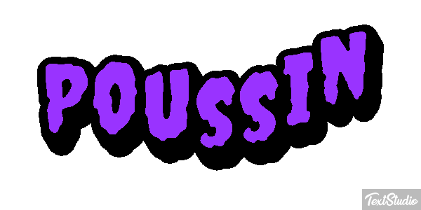 Poussin Effet de texte