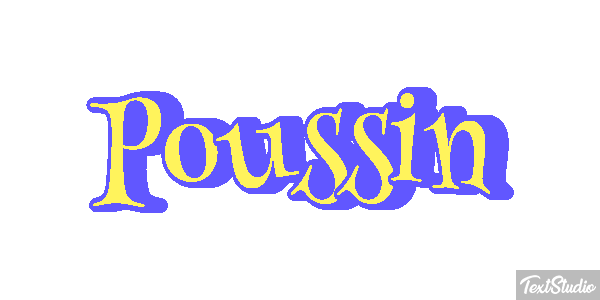 Poussin Effet de texte