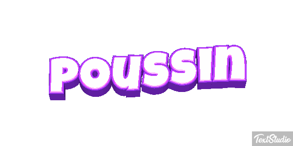 Poussin Effet de texte