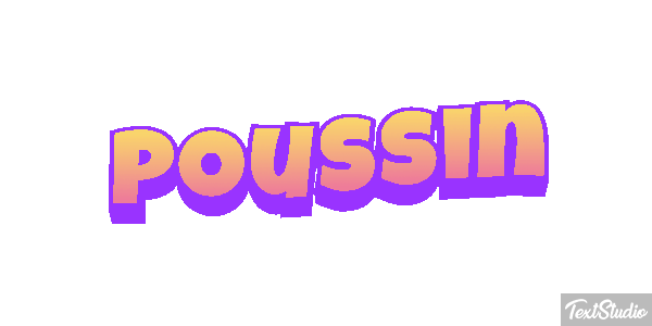 Poussin Effet de texte