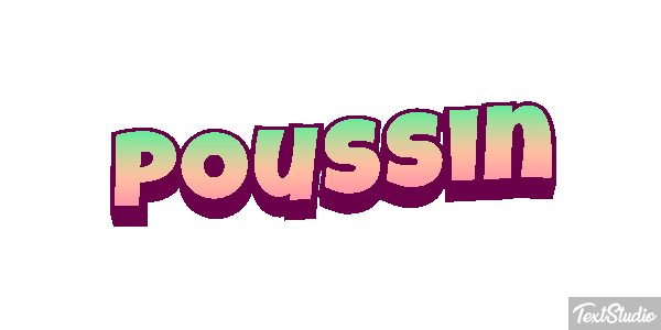 Poussin Effet de texte