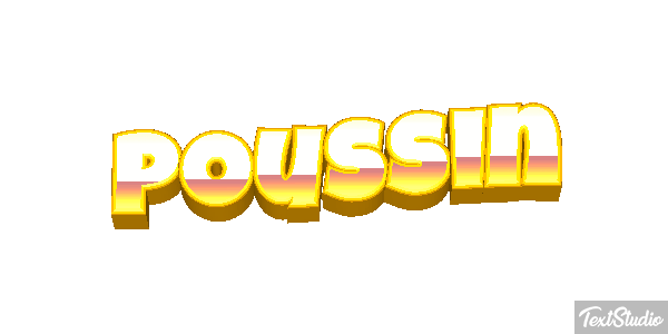 Poussin Effet de texte