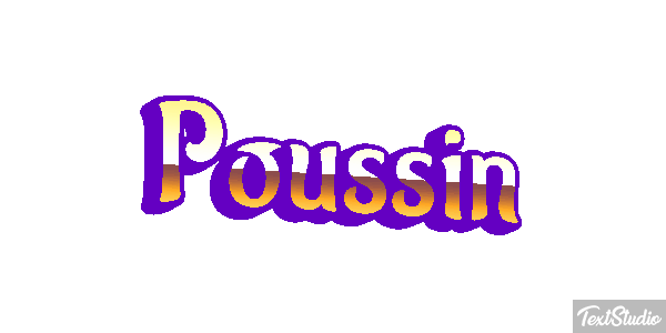 Poussin Effet de texte