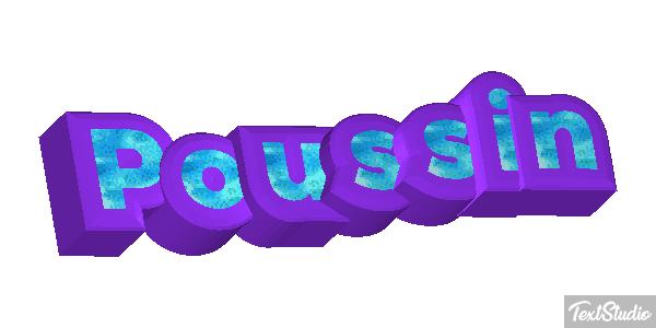 Poussin Effet de texte