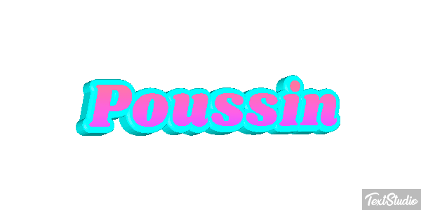 Poussin Effet de texte