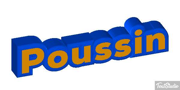 Poussin Effet de texte