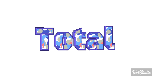 Total Текстовый эффект