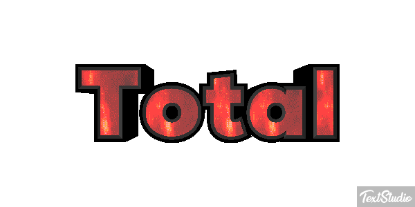 Total Текстовый эффект