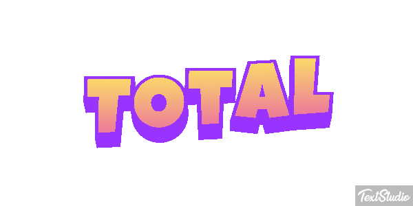 Total Текстовый эффект
