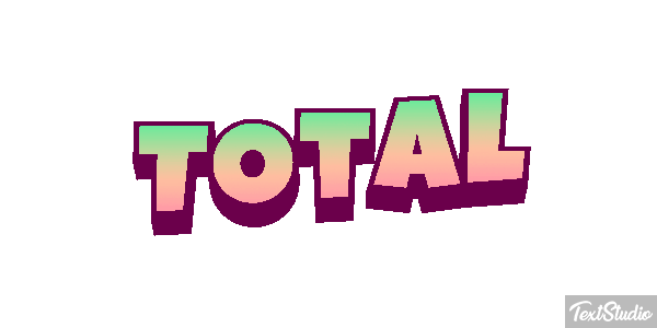Total Текстовый эффект