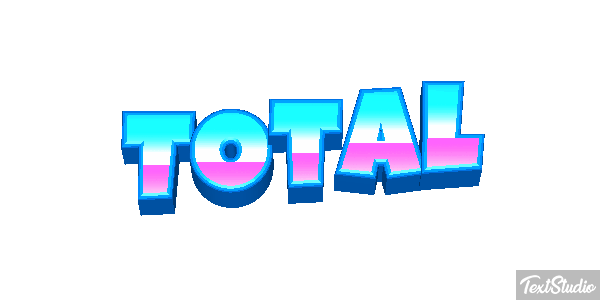Total Текстовый эффект