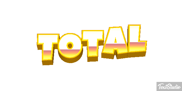 Total Текстовый эффект