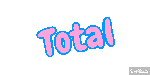 Total Текстовый эффект