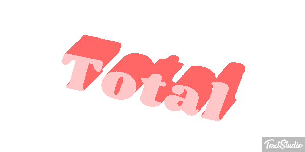 Total Текстовый эффект