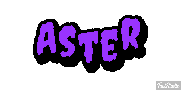 Aster Text effect
