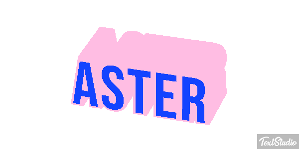 Aster Text effect