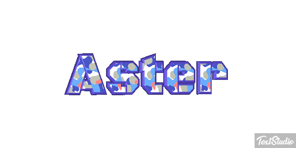 Aster Text effect