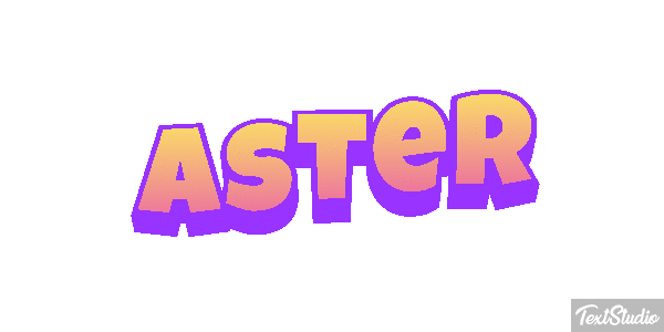 Aster Text effect