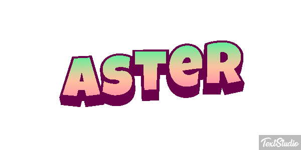 Aster Text effect