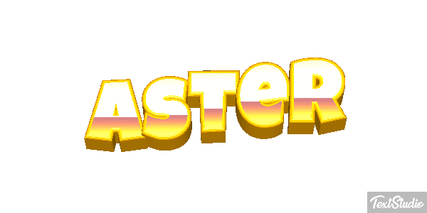 Aster Text effect