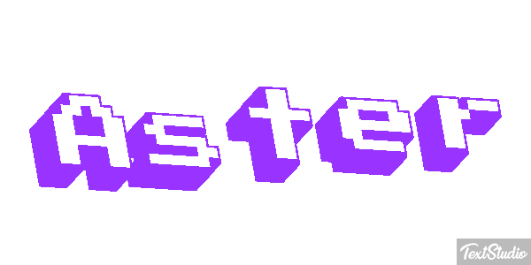 Aster Text effect