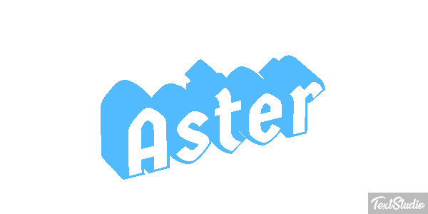 Aster Text effect