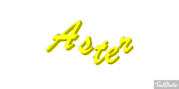 Aster Text effect