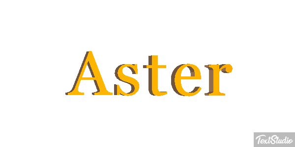 Aster Text effect