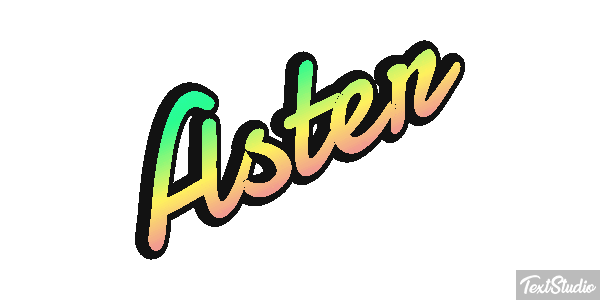 Aster Text effect