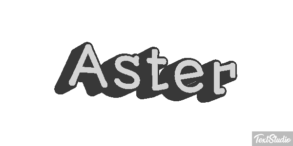 Aster Text effect