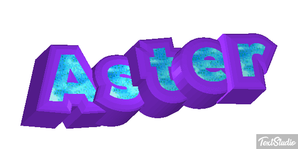 Aster Text effect