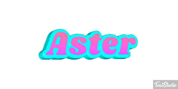 Aster Text effect