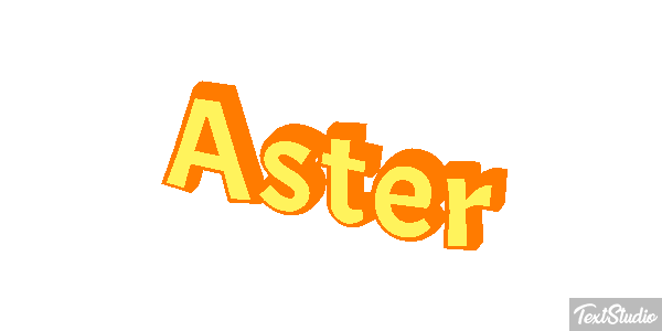 Aster Text effect