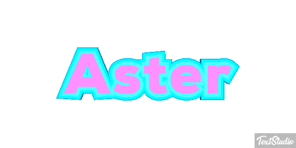 Aster Text effect