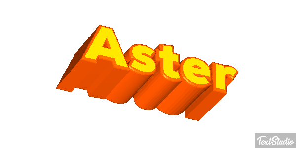 Aster Text effect