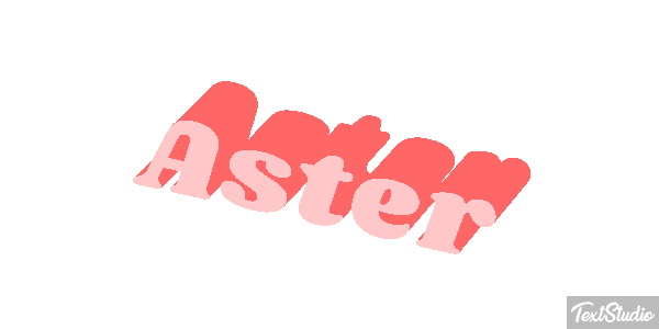 Aster Text effect