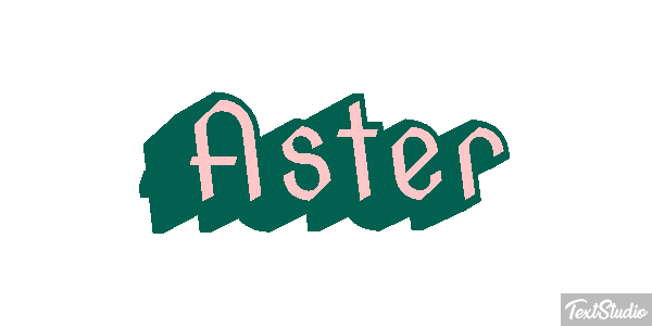 Aster Text effect