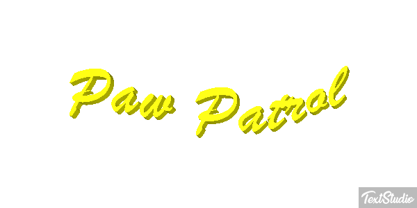 Paw Patrol Effet de texte