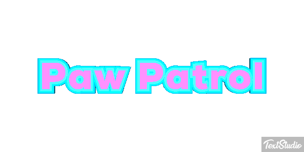 Paw Patrol Effet de texte