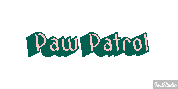 Paw Patrol Effet de texte